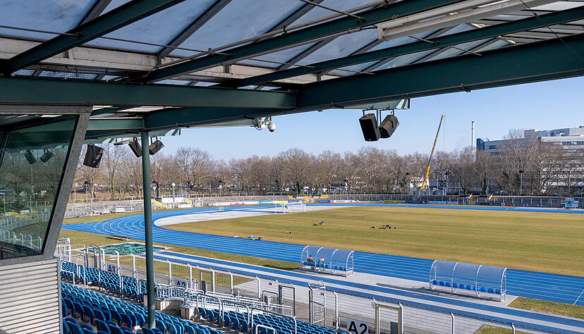 37 Jahre alt ist das Heilbronner Frankenstadion. Die Drittligavorgaben erfüllt das Stadion nicht.