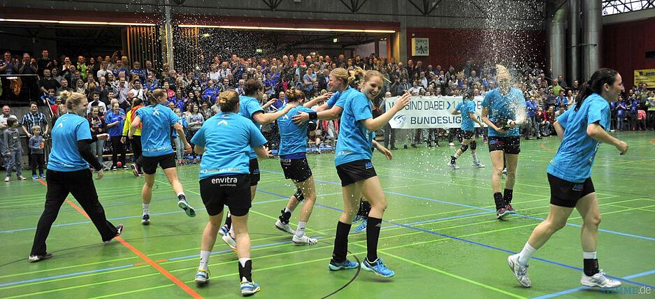 Der Aufstieg ist perfekt in Neckarsulm 09.04.