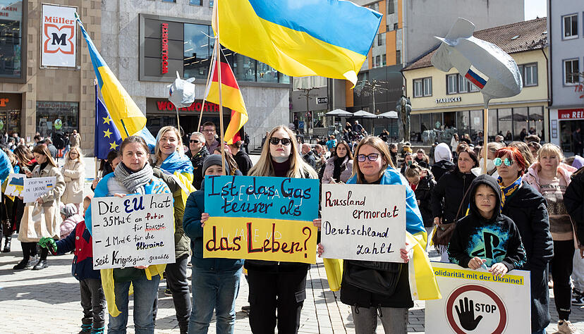 Demo auf dem Kiliansplatz