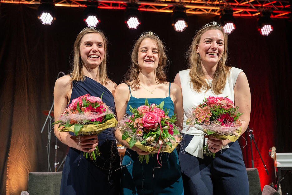 Die Kandidatinnen präsentierten sich souverän vor der Fachjury.