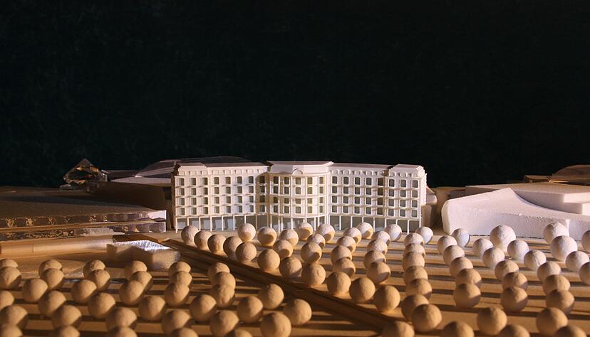 Eines der geplanten Hotels für die Badewelt Sinsheim.
Foto: Archiv Eines der geplanten Hotels für die Badewelt Sinsheim.
Foto: Archiv