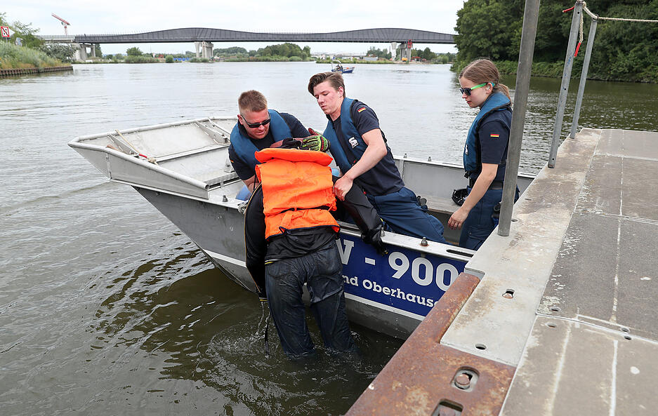 THW probt den Ernstfall in Heilbronn