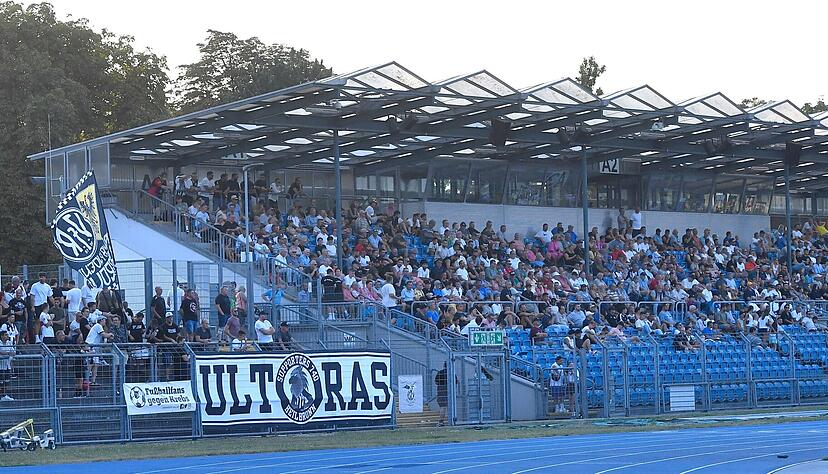 Für die Spieler des VfR Heilbronn ist es etwas Besonderes, Heimspiele im Frankenstadion austragen zu dürfen.
