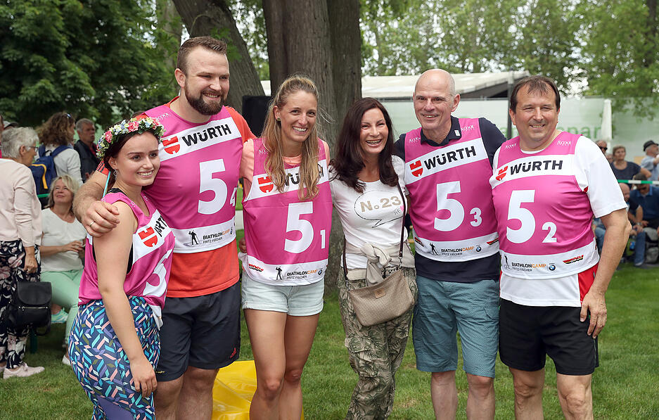 5. W&uuml;rth-Promi-Biathlon auf der Buga