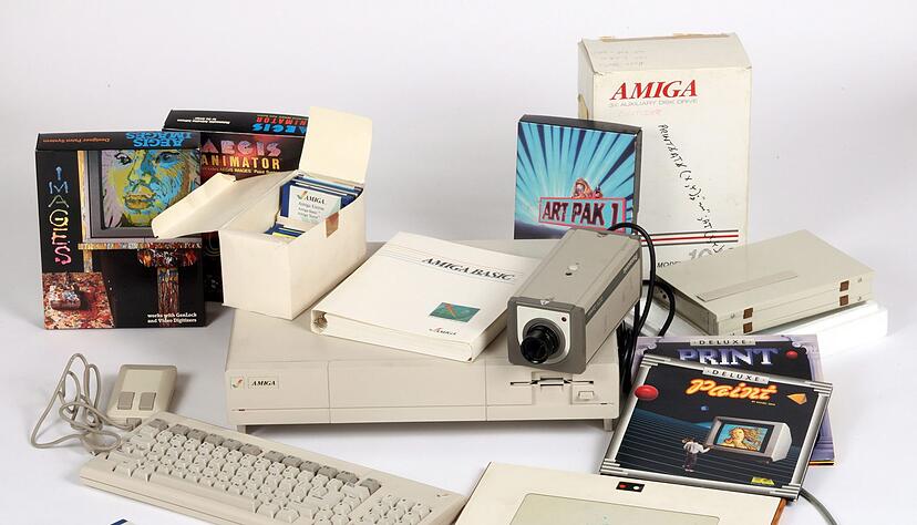 Der Pop-Art-K&uuml;nstler Andy Warhol verwendete den Commodore Amiga f&uuml;r die Erstellung von Kunstwerken.