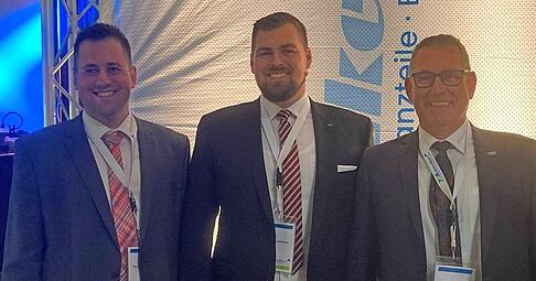 Die dritte und vierte Generation des Familienunternehmens: Timo Schweikert (von links), sein Bruder Mike Schweikert und Vater Rainer Schweikert.