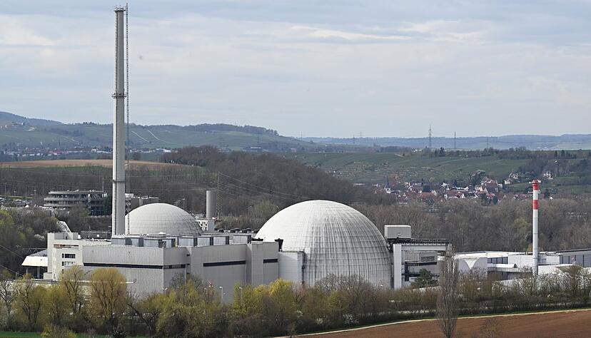 Das Atomkraftwerkwerk Neckarwestheim. Das Atomkraftwerkwerk Neckarwestheim.