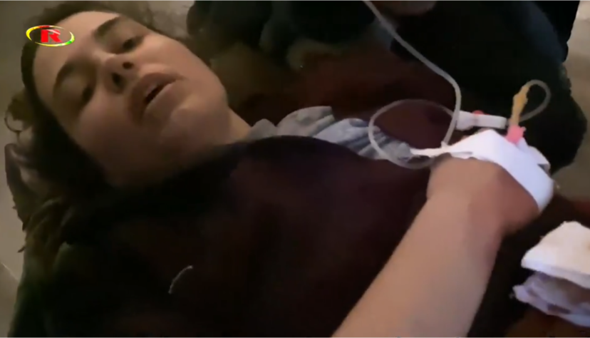 Lea Bunse in einem auf X verbreiteten Video.