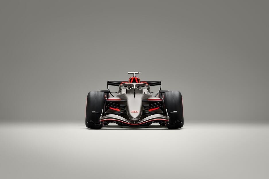 Audi zeigt mit dem R26 Concept, wie Innovation und Design in der Formel 1 verschmelzen. Audi zeigt mit dem R26 Concept, wie Innovation und Design in der Formel 1 verschmelzen.