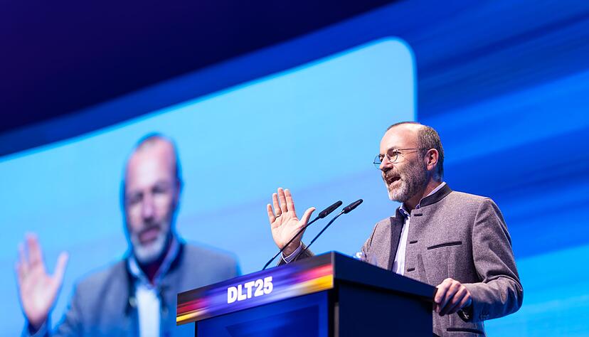 &laquo;Die Brandmauer steht. Wir wissen, wer unsere Feinde sind&raquo;, sagte Manfred Weber noch vor kurzem mit Blick auf die AfD in einem Interview. (Archivbild)
