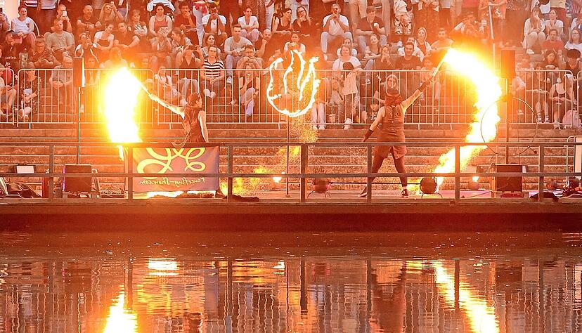 Vom 19. bis 21. Juni 2025 findet zwischen dem G&ouml;tzenturm und dem Buga-Gel&auml;nde wieder ein sattes Programm auf dem Heilbronner Lichterfest statt.