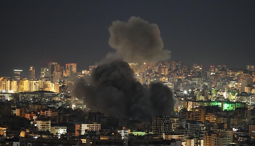 Die s&uuml;dlichen Vororte Beiruts gelten als Hochburg der Hisbollah.