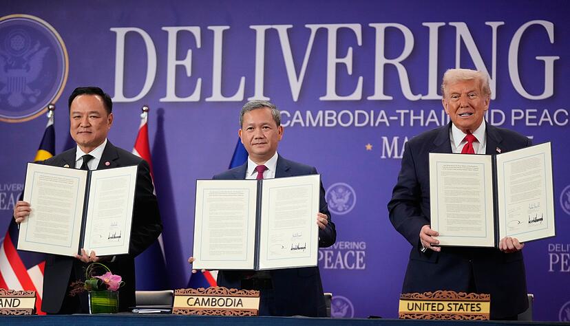 Trump hatte Thailand und Kambodscha zu dem Friedensabkommen gedr&auml;ngt.