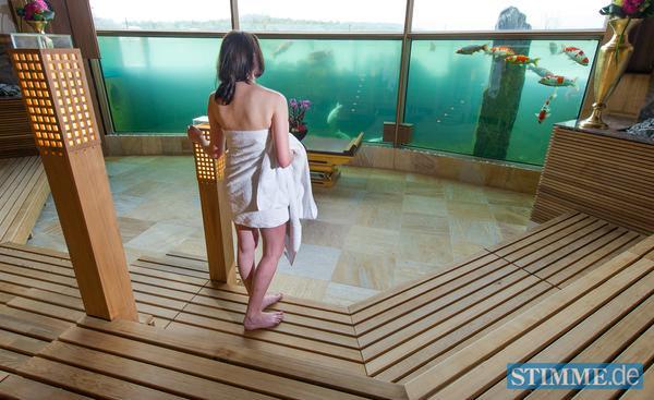 Weltgrößte Sauna in Badewelt Sinsheim