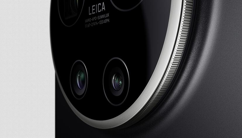 Geriffelt umd griffig: So pr&auml;sentiert sich der praktische Objektivring des Leitzphones.