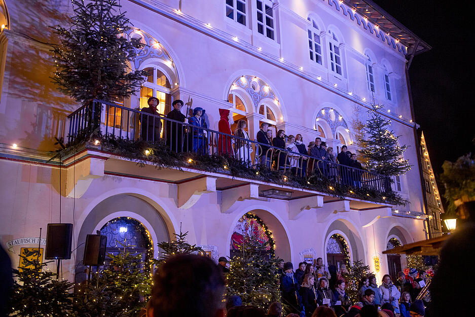 Eröffnung des Altdeutschen Weihnachtsmarktes in Bad Wimpfen