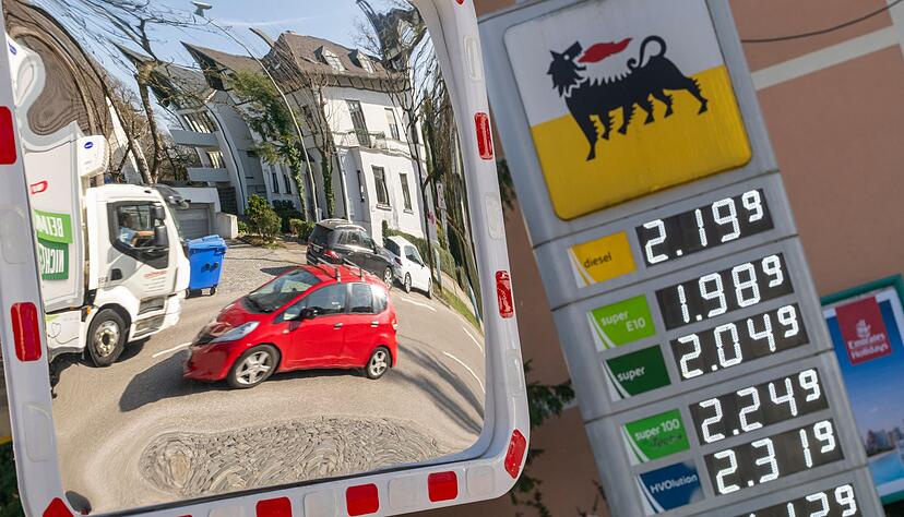 Zum ersten Mal seit Kriegsbeginn sind die Spritpreise im Tagesvergleich gefallen. (Archivbild)