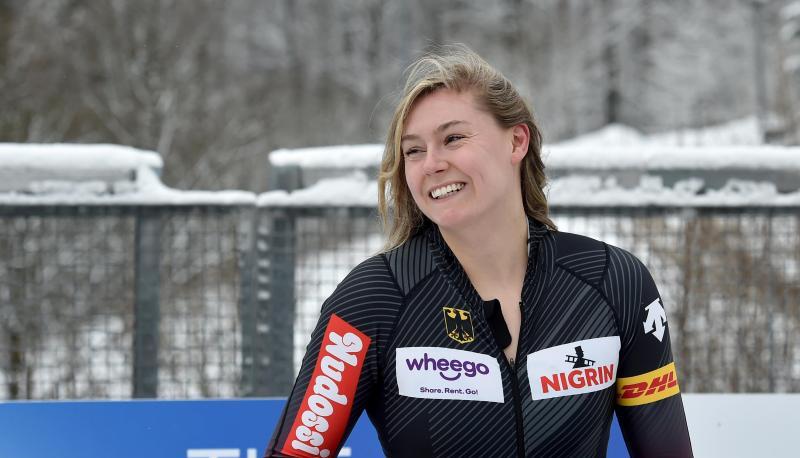 Laura Nolte fährt ihrer Heimbahn auf den dritten Platz.