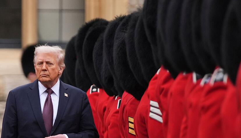 Trump ist ein Fan der britischen Monarchie. Trump ist ein Fan der britischen Monarchie.