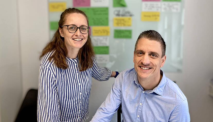 Nathalie und Andreas Hauf wollen ihre Arbeitszeiten und die ihrer Mitarbeiter drastisch reduzieren − und sind damit schon auf einem guten Weg. Nathalie und Andreas Hauf wollen ihre Arbeitszeiten und die ihrer Mitarbeiter drastisch reduzieren − und sind damit schon auf einem guten Weg.