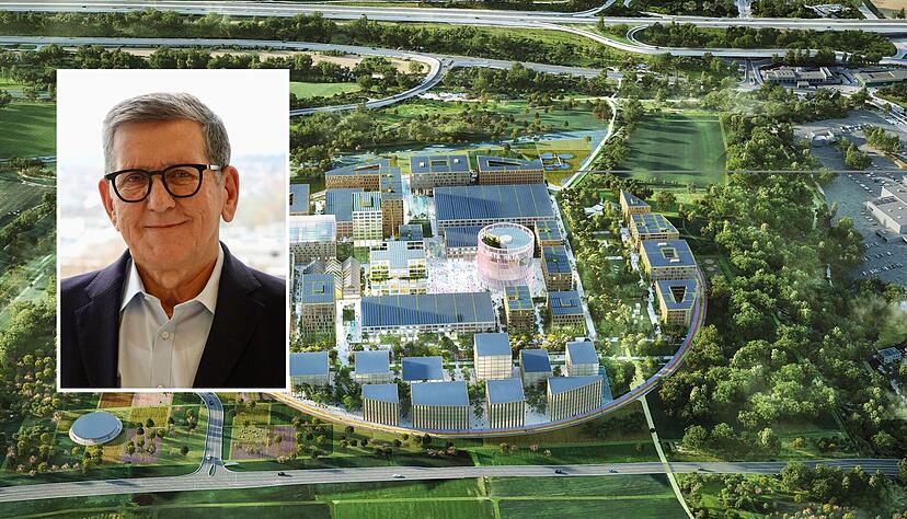 Reinhold Geilsdörfer, Geschäftsführer der Dieter-Schwarz-Stiftung, nennt Details zum geplanten KI-Park Ipai. Reinhold Geilsdörfer, Geschäftsführer der Dieter-Schwarz-Stiftung, nennt Details zum geplanten KI-Park Ipai.