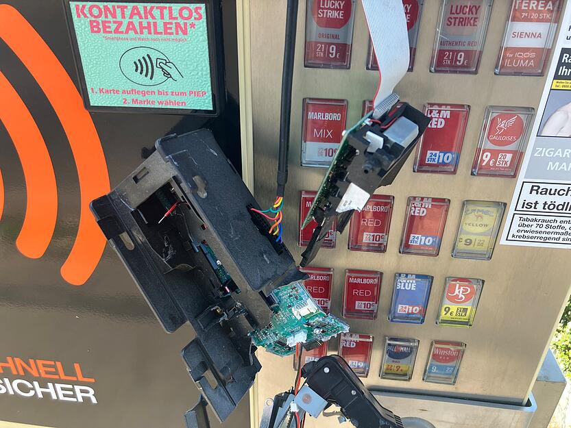 Eine W&auml;rmebildkamera half dabei.