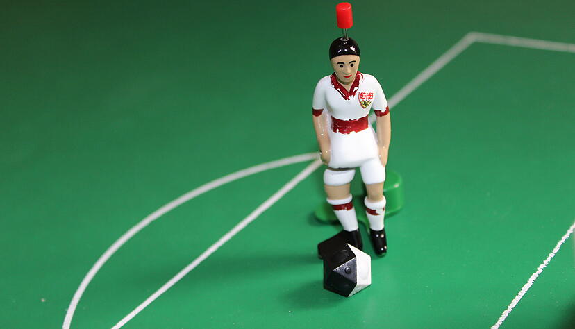 Der Ball ist eckig, das Spiel eine runde Sache: Tippkick. Foto: Florian Huber Der Ball ist eckig, das Spiel eine runde Sache: Tippkick. Foto: Florian Huber