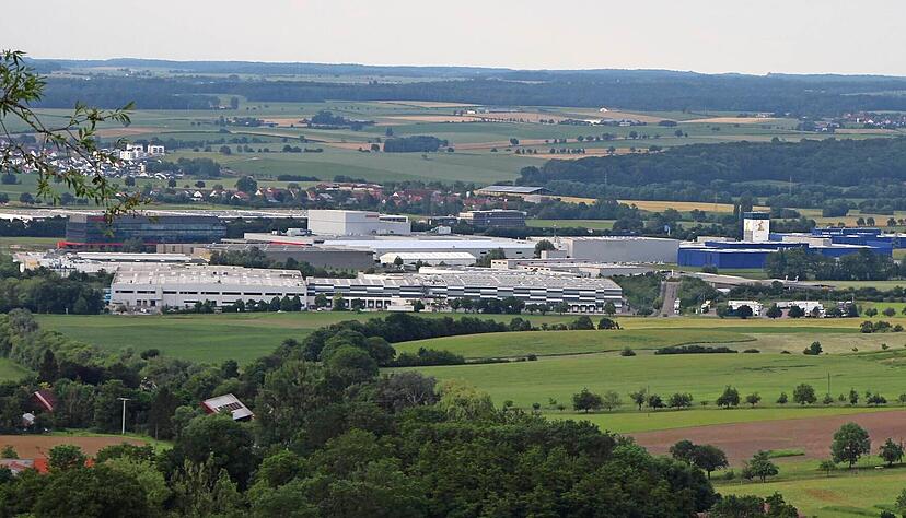 Viele Unternehmen tummeln sich in der Region Heilbronn-Franken, wie hier im Gewerbepark Hohenlohe. Ihnen bieten die Wirtschaftssenioren Heilbronn f&uuml;r verschiedene Herausforderungen Hilfe an.