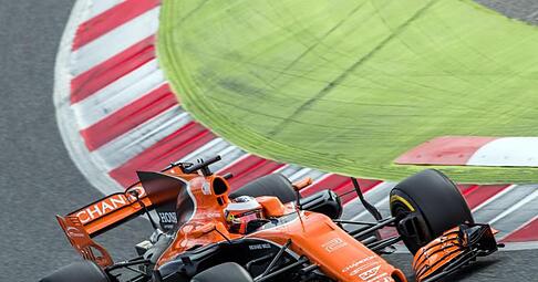 Der Rennwagen Typ MCL32 vom Team McLaren-Honda. Foto: Jens Büttner