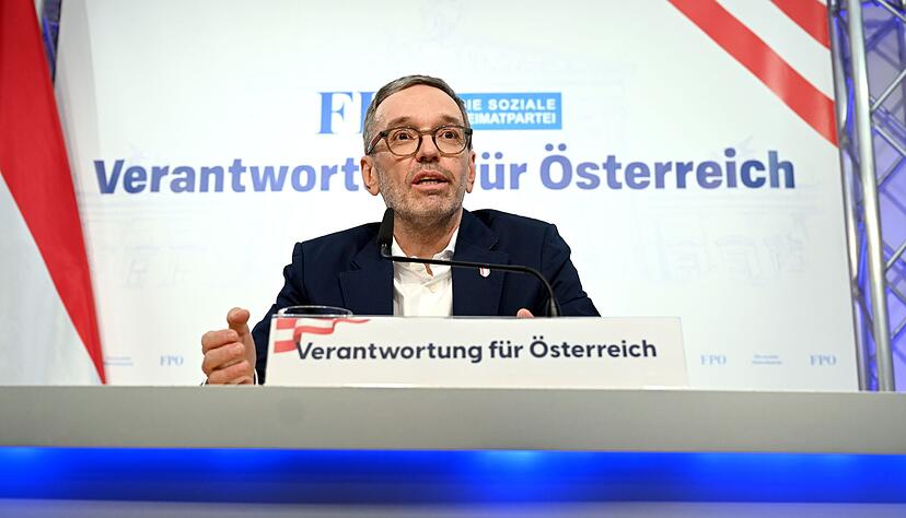 FP&Ouml;-Chef Herbert Kickl stellt der konservativen &Ouml;VP einige Bedingungen vor einer Zusammenarbeit.