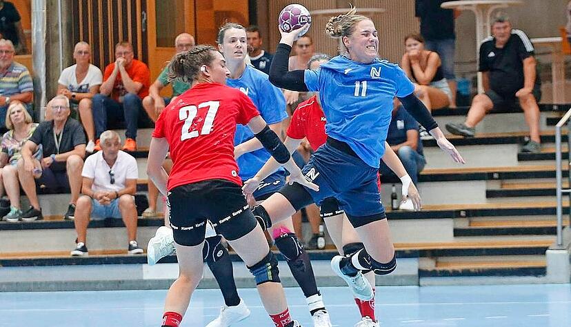 Annefleur Bruggeman sammelte in Abwesenheit von Sinah Hagen reichlich Spielminuten im zentralen Rückraum und traf in Mainz fünf Mal.