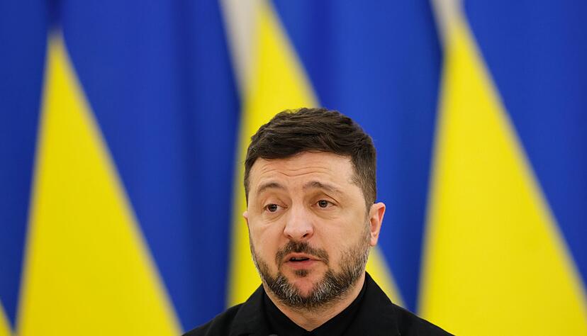 Der ukrainische Pr&auml;sident Wolodymyr Selenskyj sieht eine EU-Mitgliedschaft f&uuml;r sein Land schon 2027 als wichtige Sicherheitsgarantie. (Archivbild)