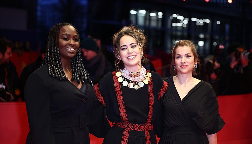 Die Perspectives-Jury: A&iuml;ssa Ma&iuml;ga (l-r), Meryam Joobeur und Mar&iacute;a Zamora.