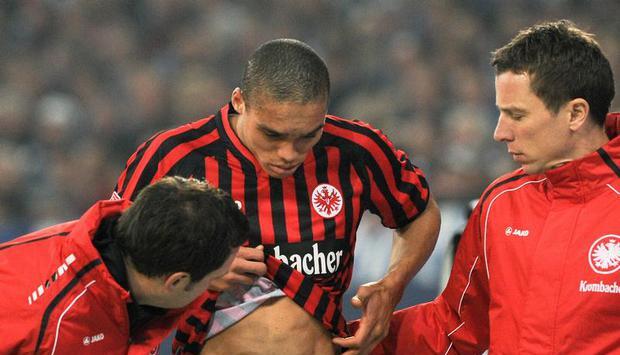 Bamba Anderson hat sich eine Verletzung der Bauchmuskulatur zugezogen. Foto: Frederic Scheidemann