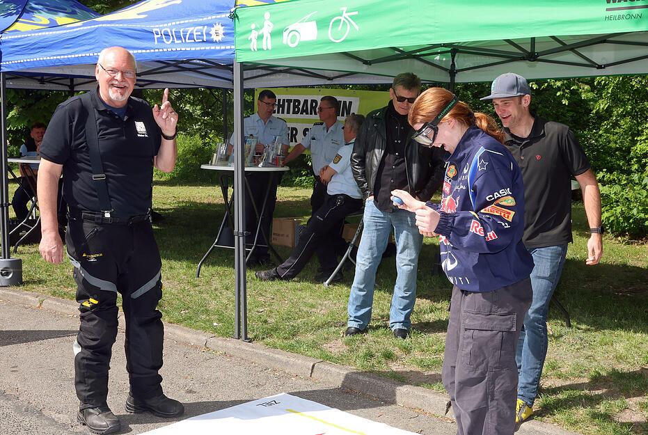... sondern f&uuml;r die Sensibilisierung der Motorradfahrer f&uuml;r die Verkehrssicherheit.