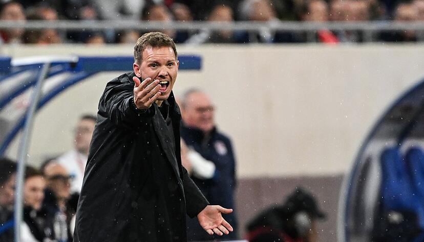 Julian Nagelsmann ist nicht zufrieden mit dem Spiel der DFB-Elf.