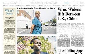 EBM-Papst in der Donnerstagsausgabe des "Wall Street Journal". Foto: WSJ