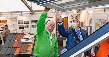 Zahlreiche Aussteller rund um die Themen Wohnen und Einrichten präsentierten sich auf der Heilbronner Herbstmesse.
Foto: Mario Berger