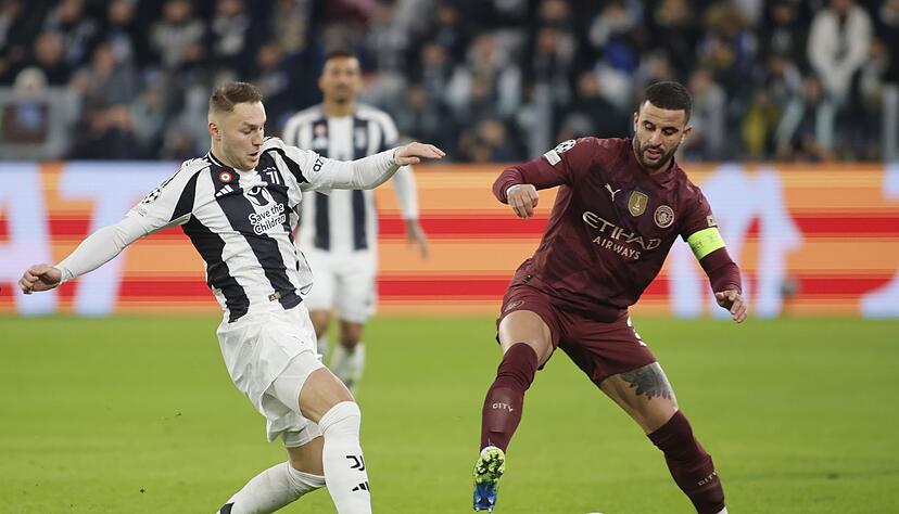 Kyle Walker wurde nach Manchester City's 0:2 gegen Juventus Turin im Internet beleidigt