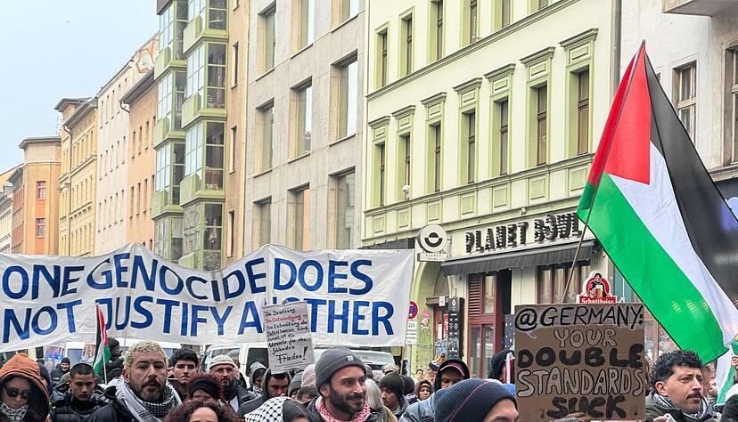 In Berlin gab es am vergangenen Samstag eine Demonstration unter dem Motto «Solidarität mit Palästina. Stoppt den Gaza Genozid. Keine Waffen für Israel». (Archivbild) In Berlin gab es am vergangenen Samstag eine Demonstration unter dem Motto «Solidarität mit Palästina. Stoppt den Gaza Genozid. Keine Waffen für Israel». (Archivbild)