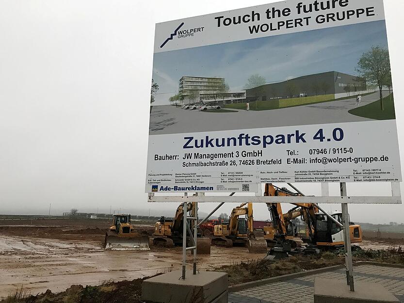 Spatenstich bei Wolpert in Bretzfeld