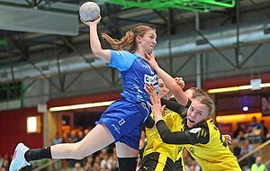 Alicia Soffel gehörte gegen Borussia Dortmund zu den besseren Neckarsulmerinnen. Doch auch bei der 26-Jährigen warf die Deutlichkeit der Niederlage Fragen auf.