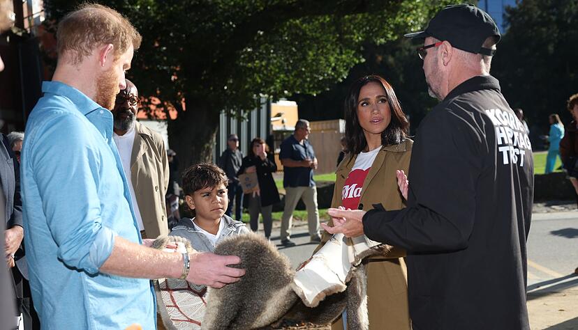 Der indigene Spaziergang fand ohne viel Publikum statt.