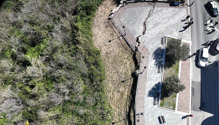 Betroffen von dem Erdrutsch sind wichtige Verkehrsverbindungen in Molise.