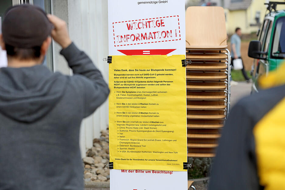Blutspenden in Zeiten von Corona, Bad Friedrichshall