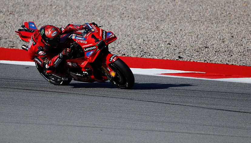 Francesco Bagnaia konnte den Rückstand auf Jorge Martín nicht mehr aufholen.