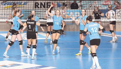 Puh, das ist gerade noch mal gut gegangen: Der SV Sinsheim behielt im Kellerduell beim VCO Berlin mit 3:2 die Oberhand.Foto: Klaus Krüger Puh, das ist gerade noch mal gut gegangen: Der SV Sinsheim behielt im Kellerduell beim VCO Berlin mit 3:2 die Oberhand.Foto: Klaus Krüger