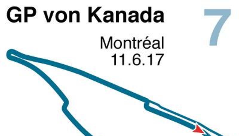 Der GP von Kanada wird auf dem Circuit Gilles-Villeneuve gefahren. Foto: