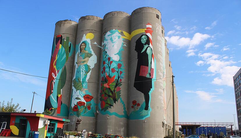 An der Donau in Belgrad stehen im Viertel Dorcol die «Silosi» (Silos), die zu einem Partyareal geworden sind. (Archivbild)