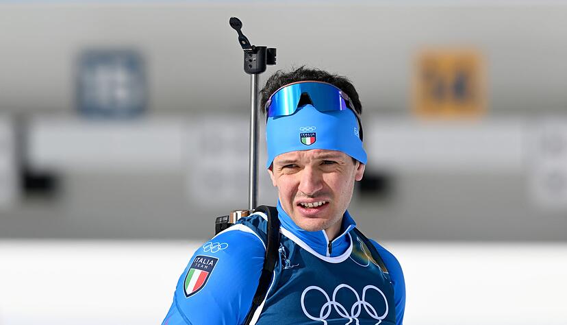 Tommaso Giacomel kam im Massenstart nicht ins Ziel.